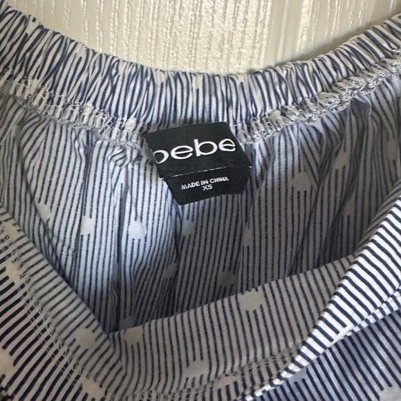 BEBE: strapless polka dot romper - Size XS - Picture 7 of 8